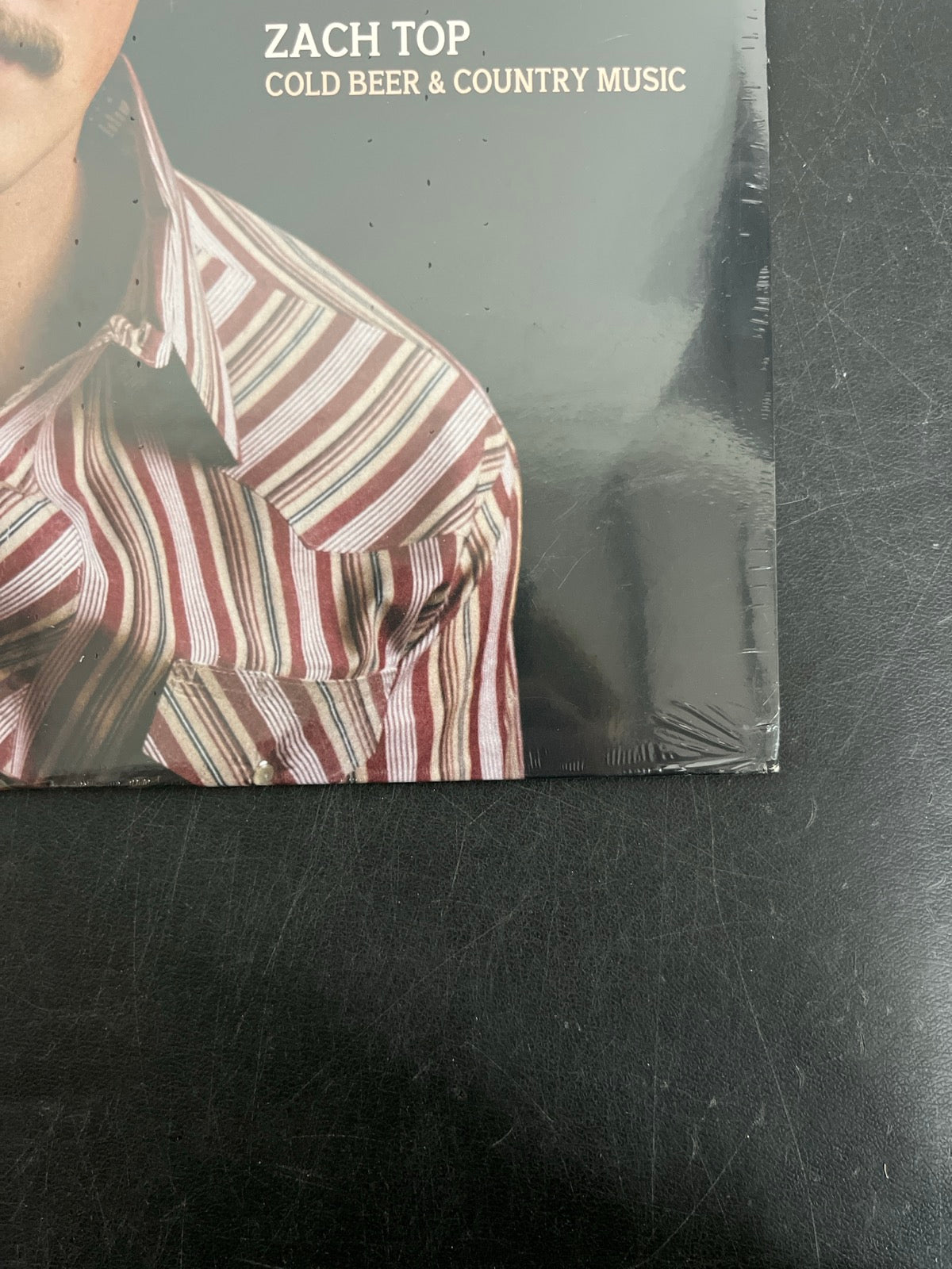 FRONT_BR - Zach Top - Cold Beer & Country Music Black Vinyl USED NOT TESTED