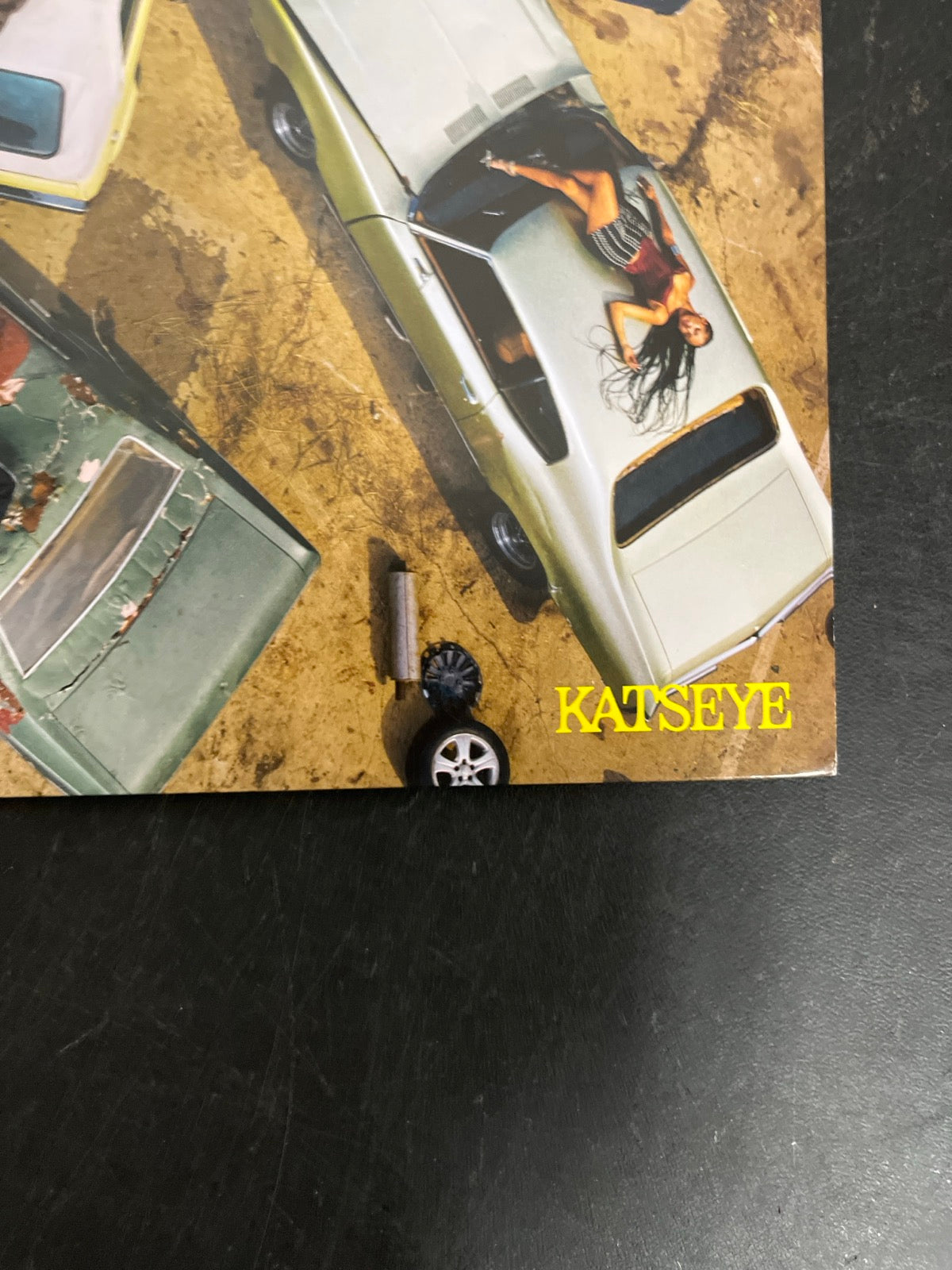 FRONT_BR - KATSEYE - BEAUTIFUL CHAOS Target Exclusive Red Vinyl USED NOT TESTED