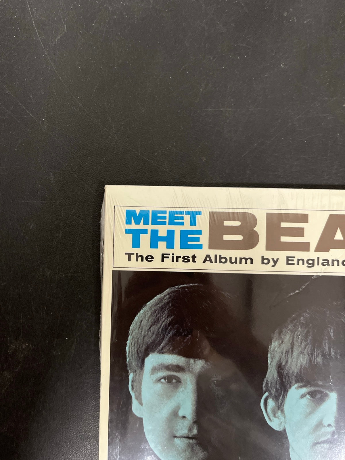 FRONT_TL - The Beatles - Meet The Beatles! 180gm Blue Vinyl USED NOT TESTED
