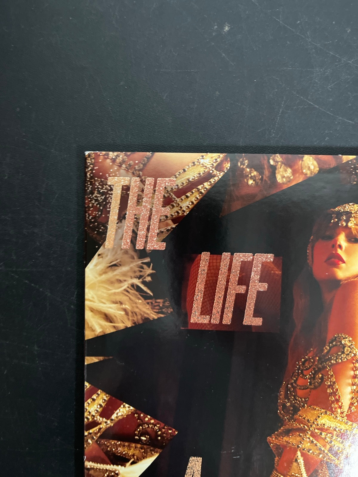 FRONT_TL - Taylor Swift - The Life of a ... LE 180gm Pink Yellow Vinyl USED NOT TESTED
