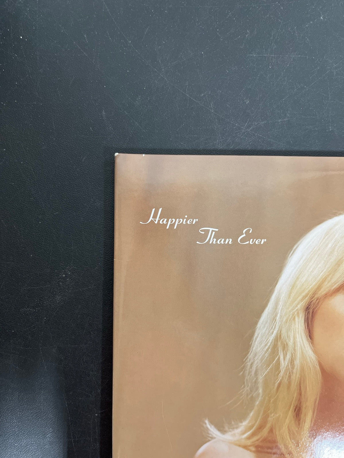 FRONT_TL - Billie Eilish - Happier Than Ever LE Light Blue Etched Vinyl USED NOT TESTED