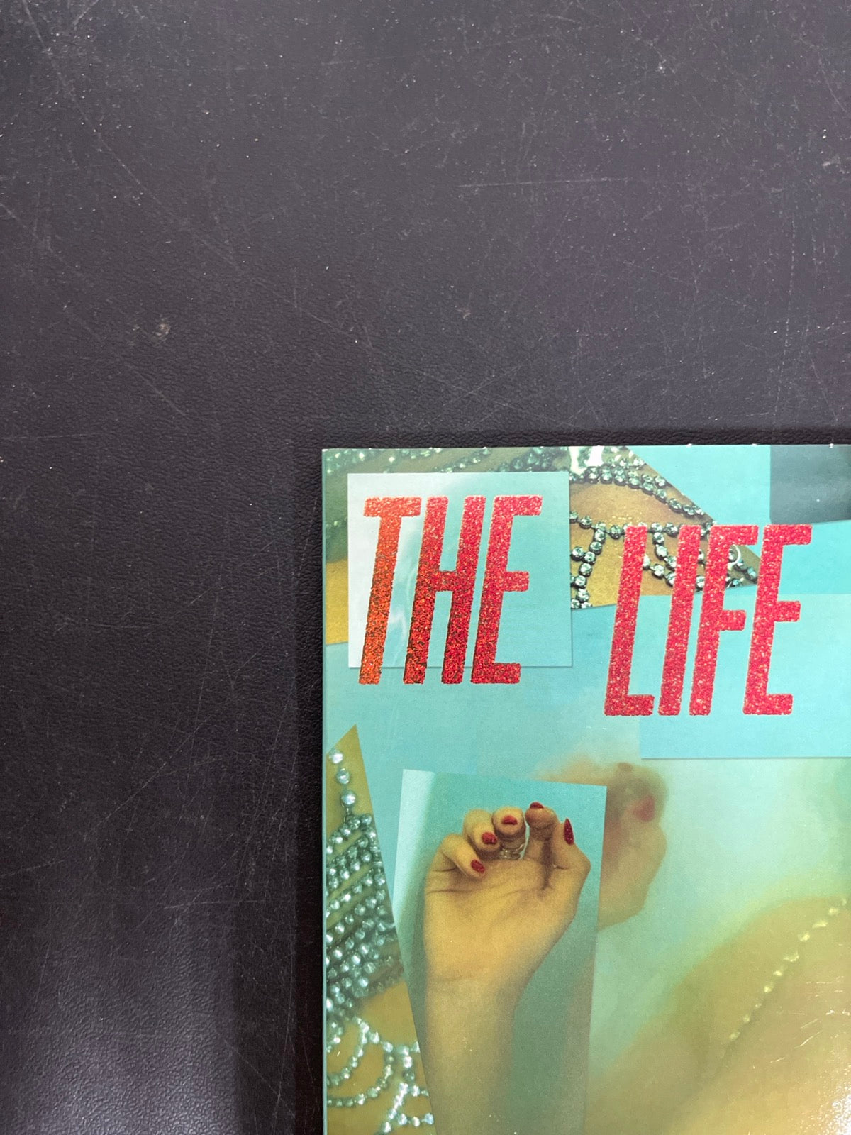 FRONT_TL - Taylor Swift - The Life Of A... LE Orange Glitter Vinyl USED NOT TESTED
