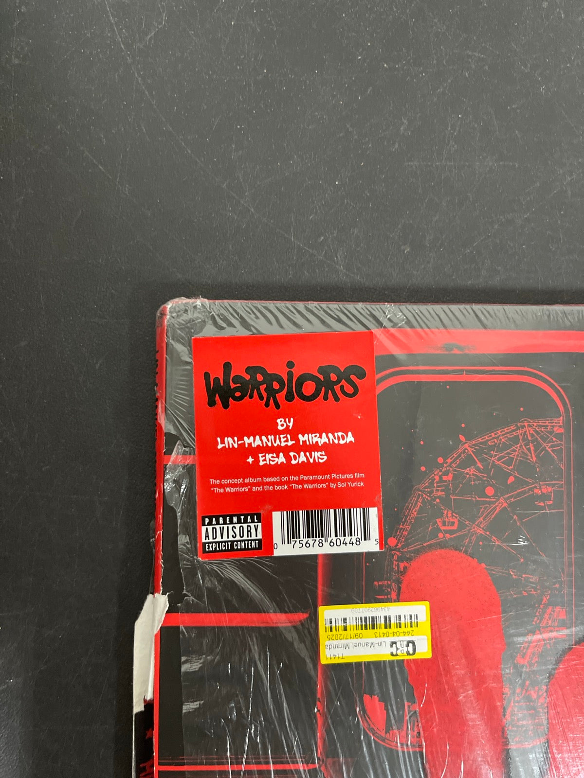 FRONT_TL - Lin-Manuel Miranda + Eisa Davis - Warriors LE Vinyl USED NOT TESTED