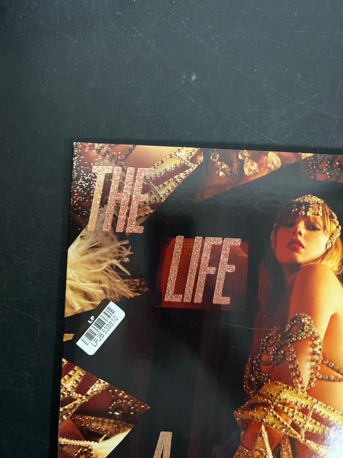 FRONT_TL - Taylor Swift - The Life of a ... LE Pink Yellow Vinyl USED NOT TESTED