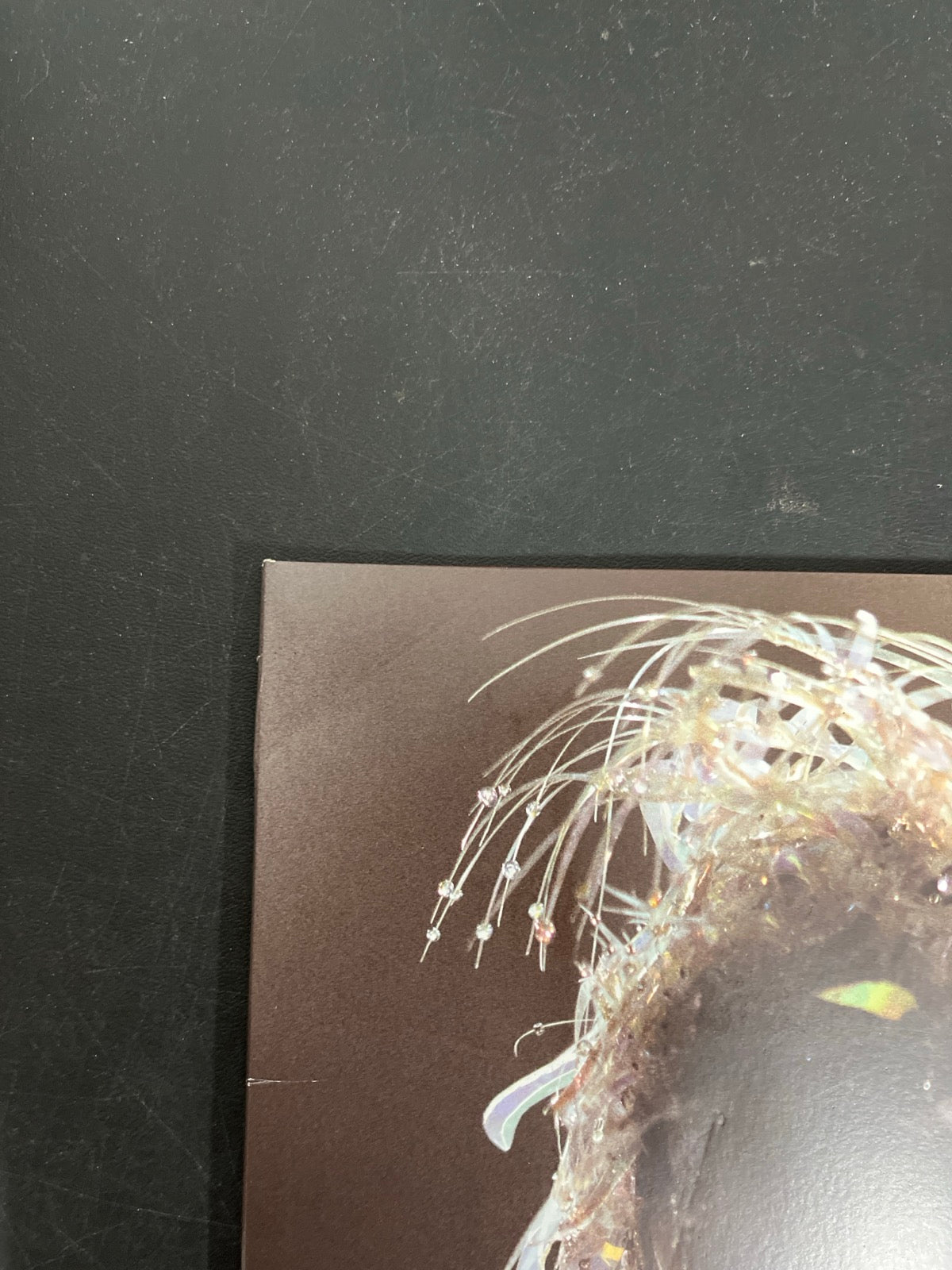 FRONT_TL - Miley Cyrus - Something Beautiful LE Clear Vinyl USED NOT TESTED