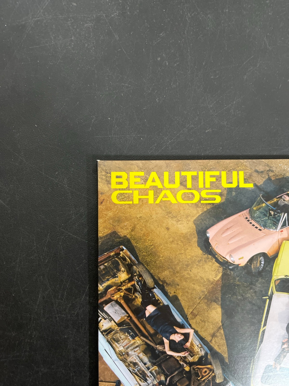 FRONT_TL - KATSEYE - BEAUTIFUL CHAOS MisPrint Red Vinyl USED NOT TESTED