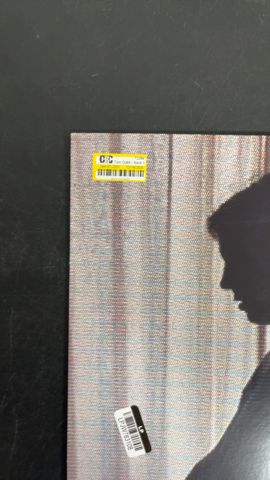 FRONT_TL - Tom Odell - Black Friday Vinyl USED NOT TESTED