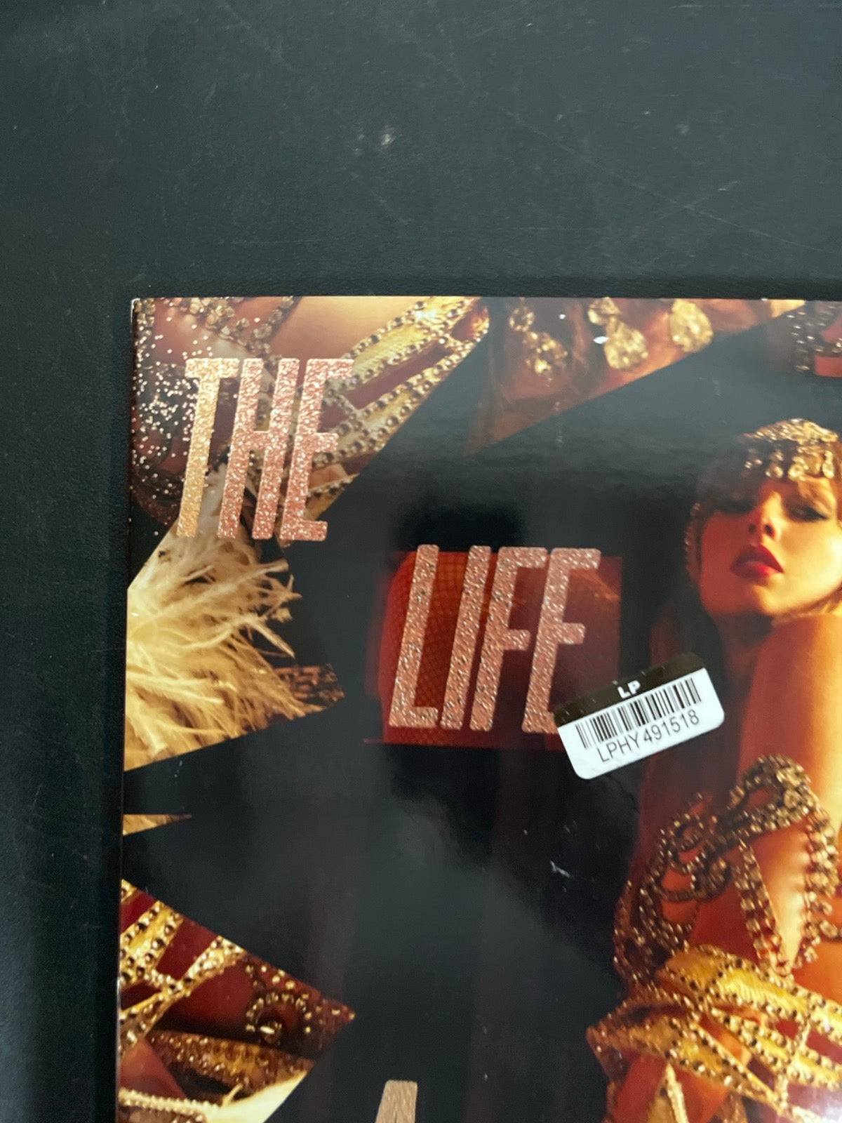 FRONT_TL - Taylor Swift - The Life of a ... LE Pink Yellow Vinyl USED NOT TESTED