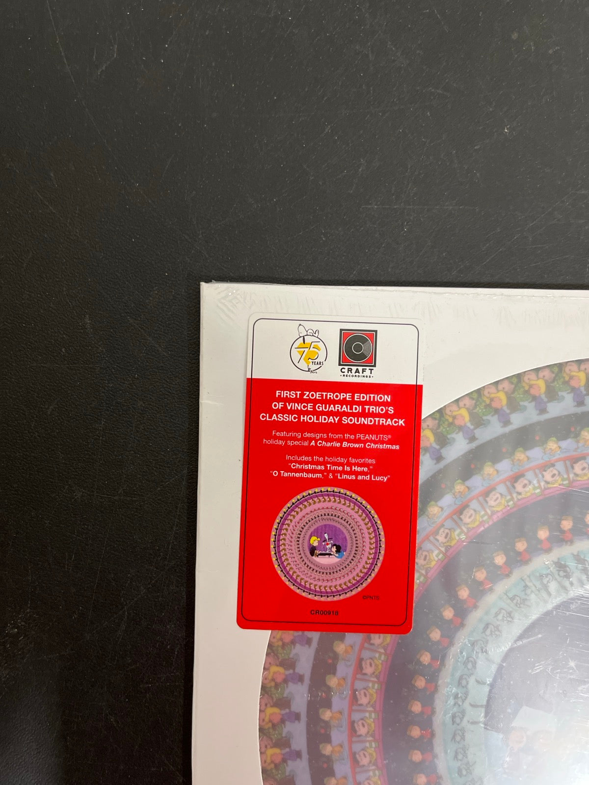 FRONT_TL - A Charlie Brown Christmas OST LE 1st Zoetrope Ed. Vinyl USED NOT TESTED