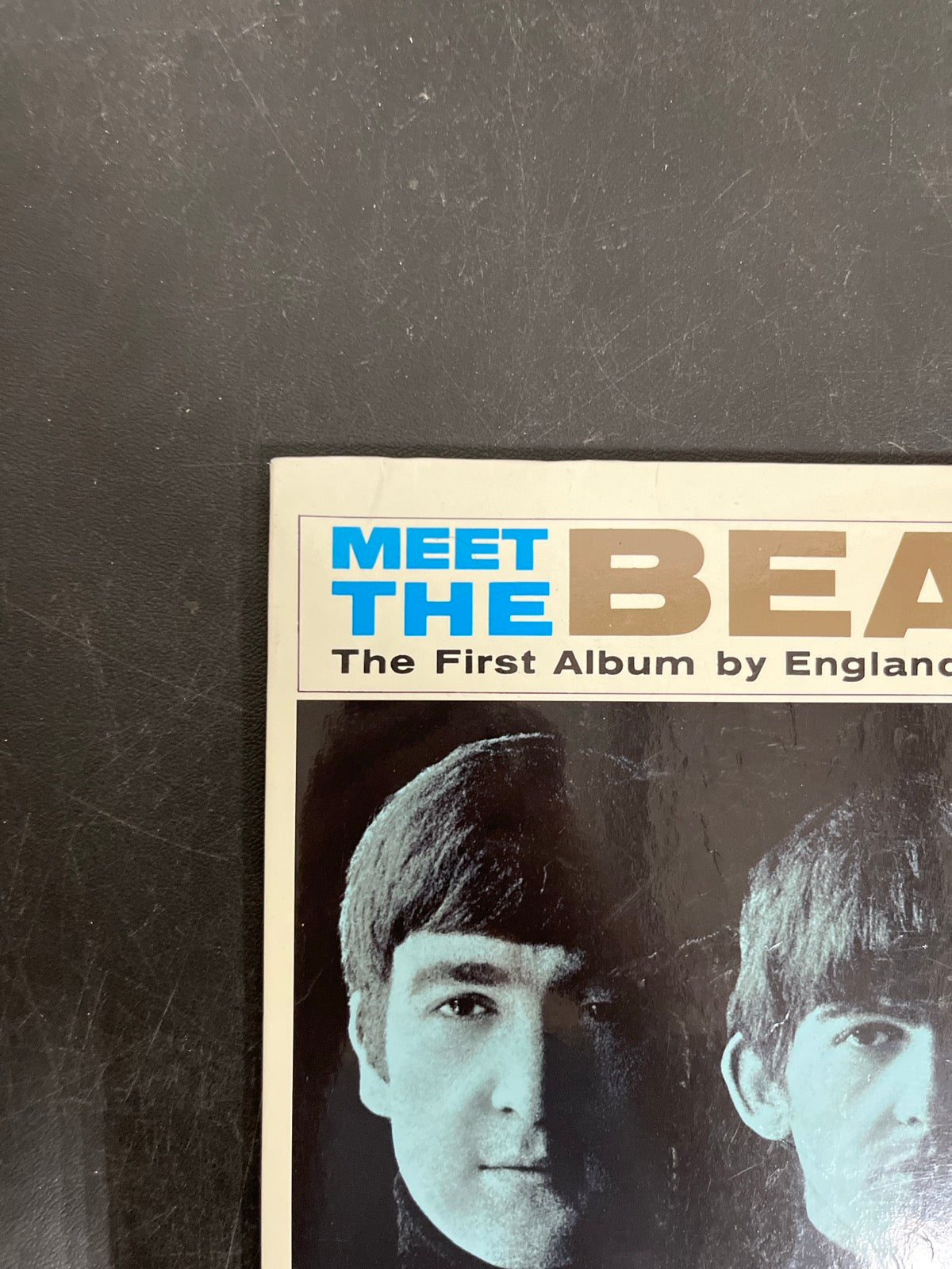 FRONT_TL - The Beatles - Meet The Beatles! 180gm Blue Vinyl USED NOT TESTED