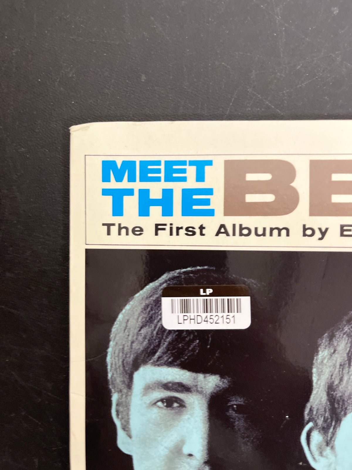 FRONT_TL - The Beatles - Meet The Beatles! 180gm Blue Vinyl USED NOT TESTED