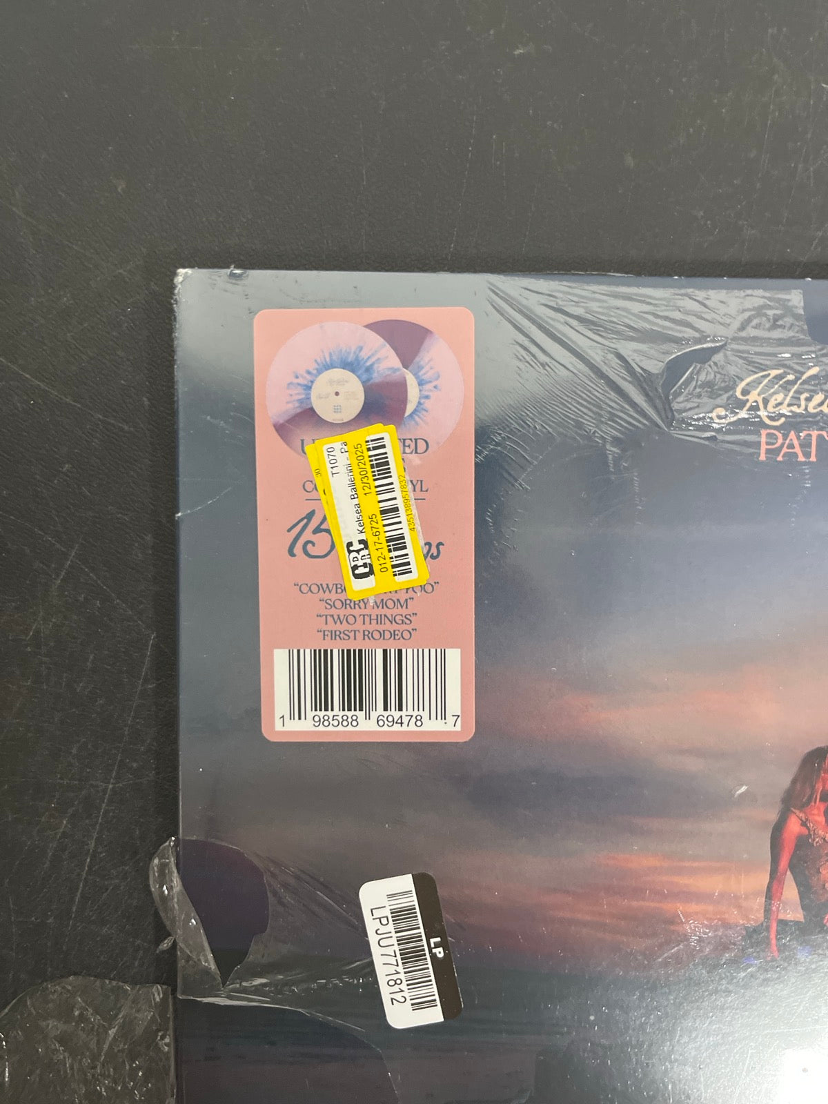 FRONT_TL - Kelsea Ballerini - Patterns LE Uncharted Waters Vinyl USED NOT TESTED