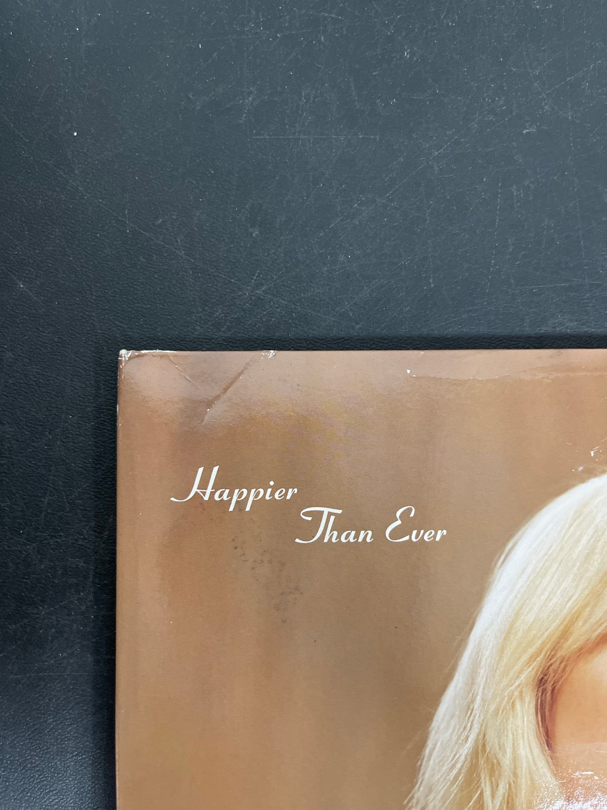 FRONT_TL - Billie Eilish - Happier Than Ever LE Light Blue Etched Vinyl USED NOT TESTED