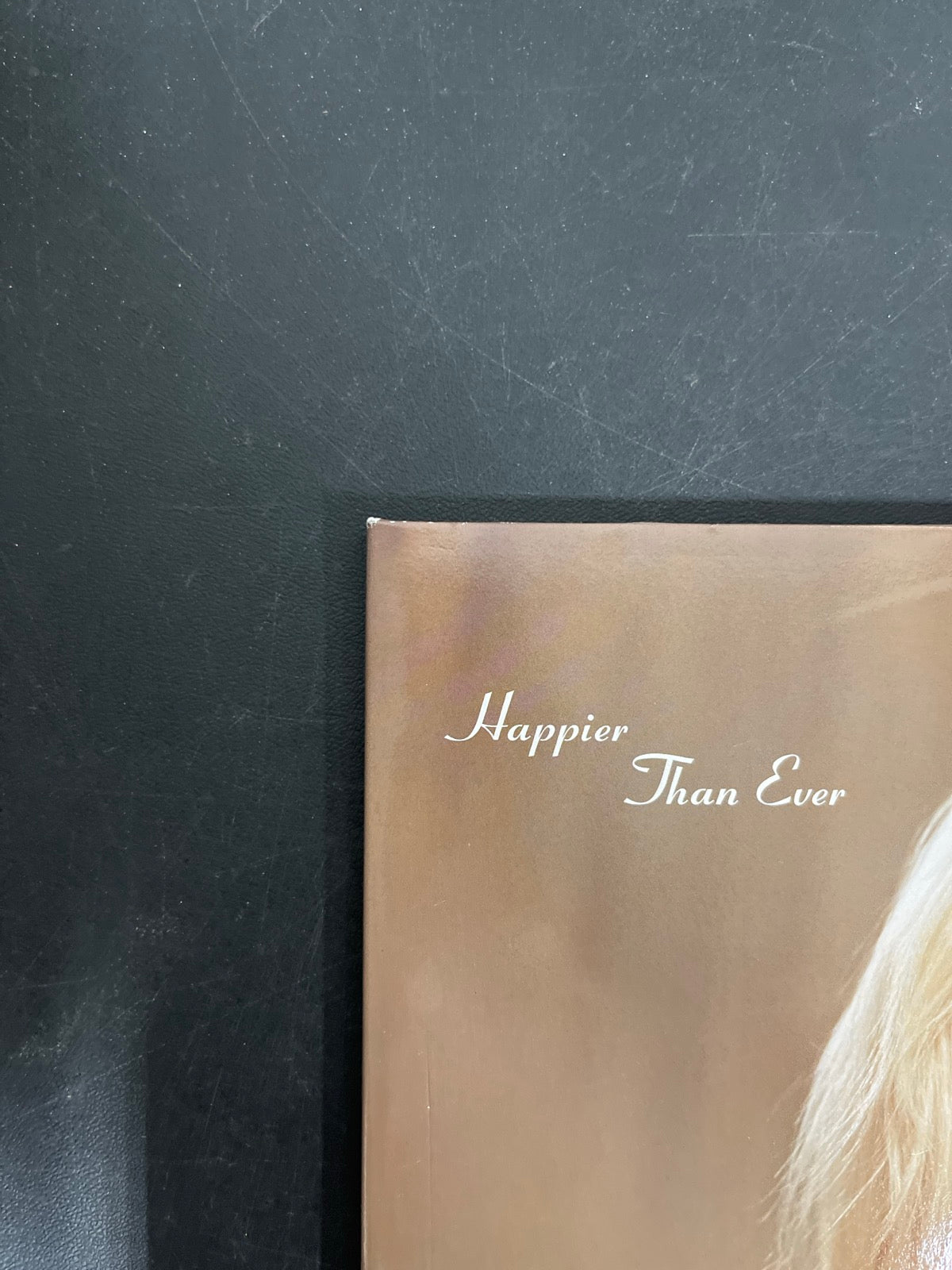 FRONT_TL - Billie Eilish - Happier Than Ever LE Light Blue Etched Vinyl USED NOT TESTED