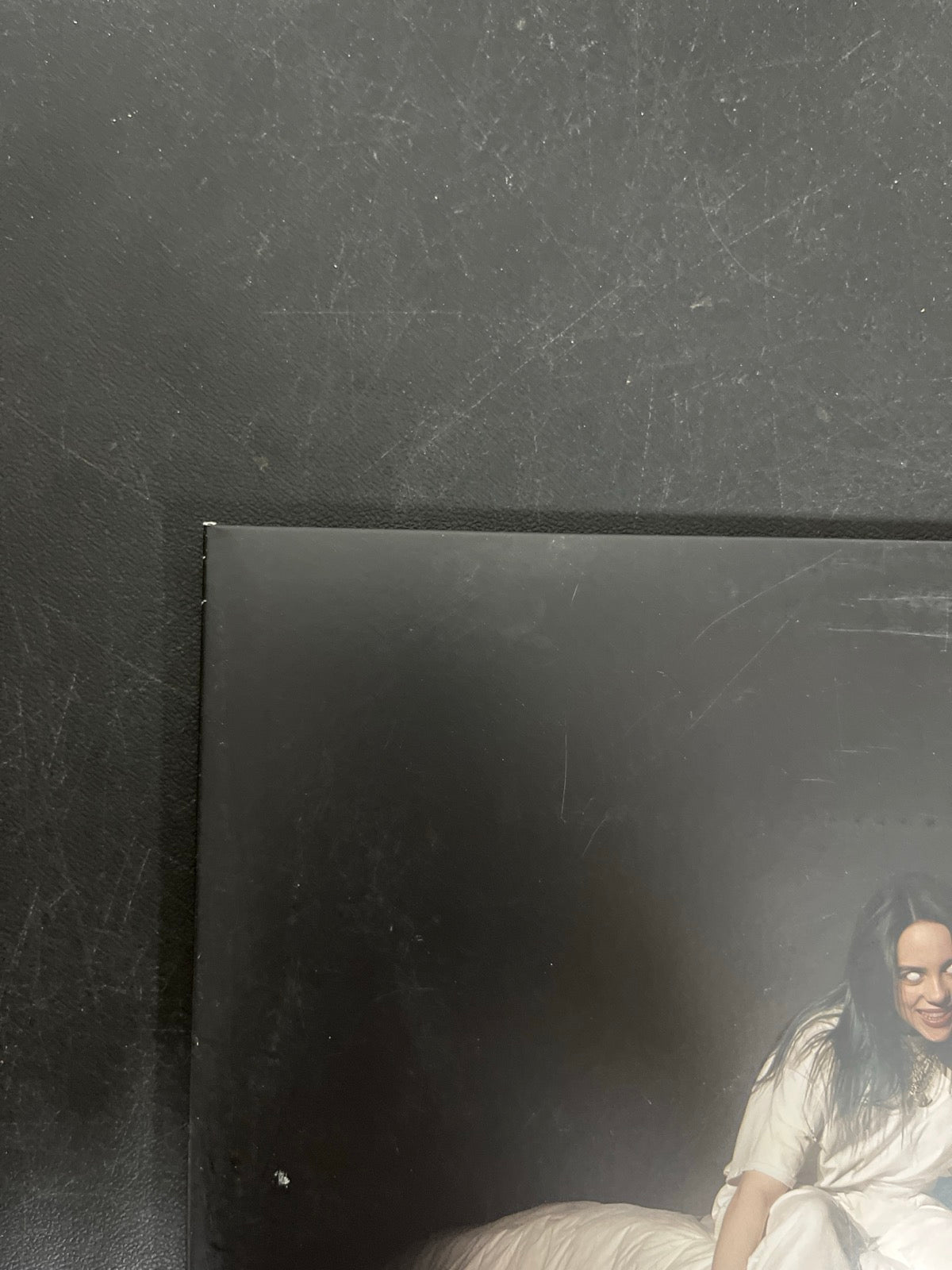 FRONT_TL - Billie Eilish - WHEN WE ALL FALL ... LE Green Vinyl USED NOT TESTED