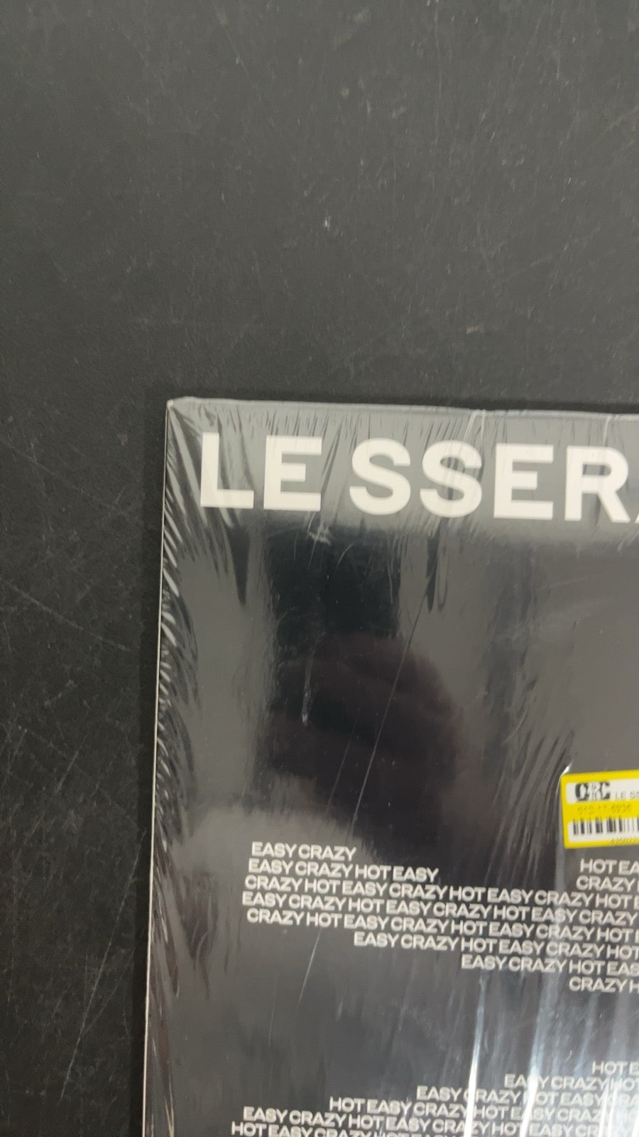 FRONT_TL - Le Sserafim - Easy-Crazy-Hot LE Translucent Vinyl USED NOT TESTED