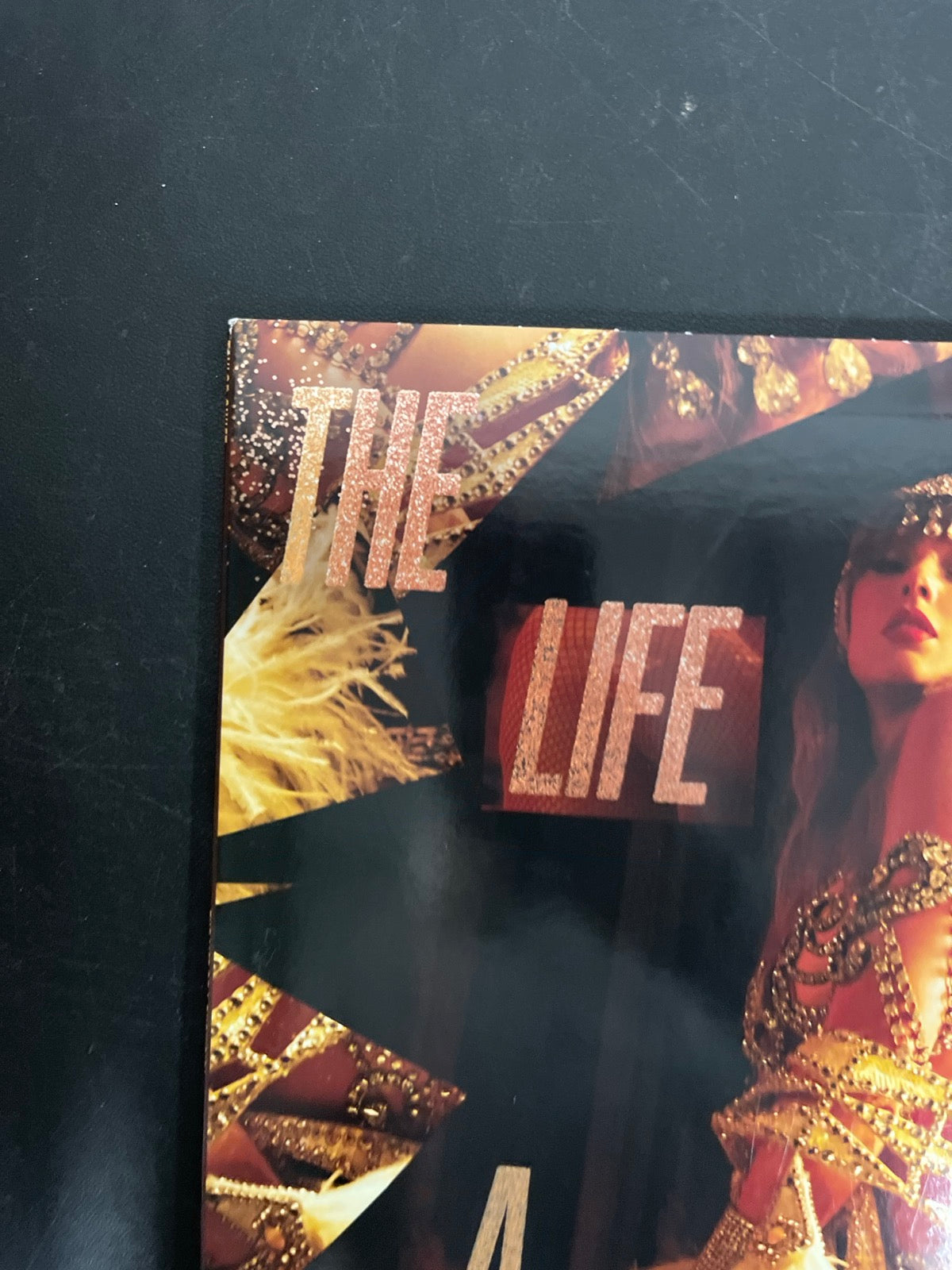 FRONT_TL - Taylor Swift - The Life of a ... LE 180gm Pink Yellow Vinyl USED NOT TESTED