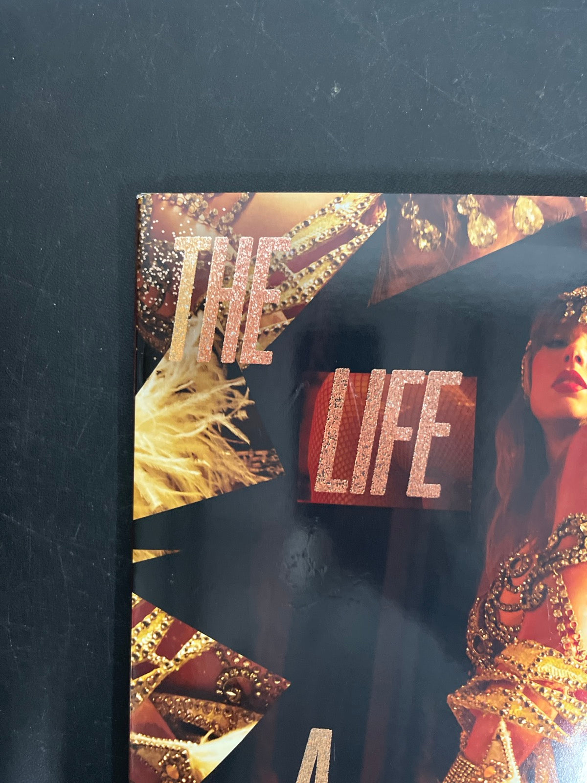 FRONT_TL - Taylor Swift - The Life of a ... LE 180gm Pink Yellow Vinyl USED NOT TESTED