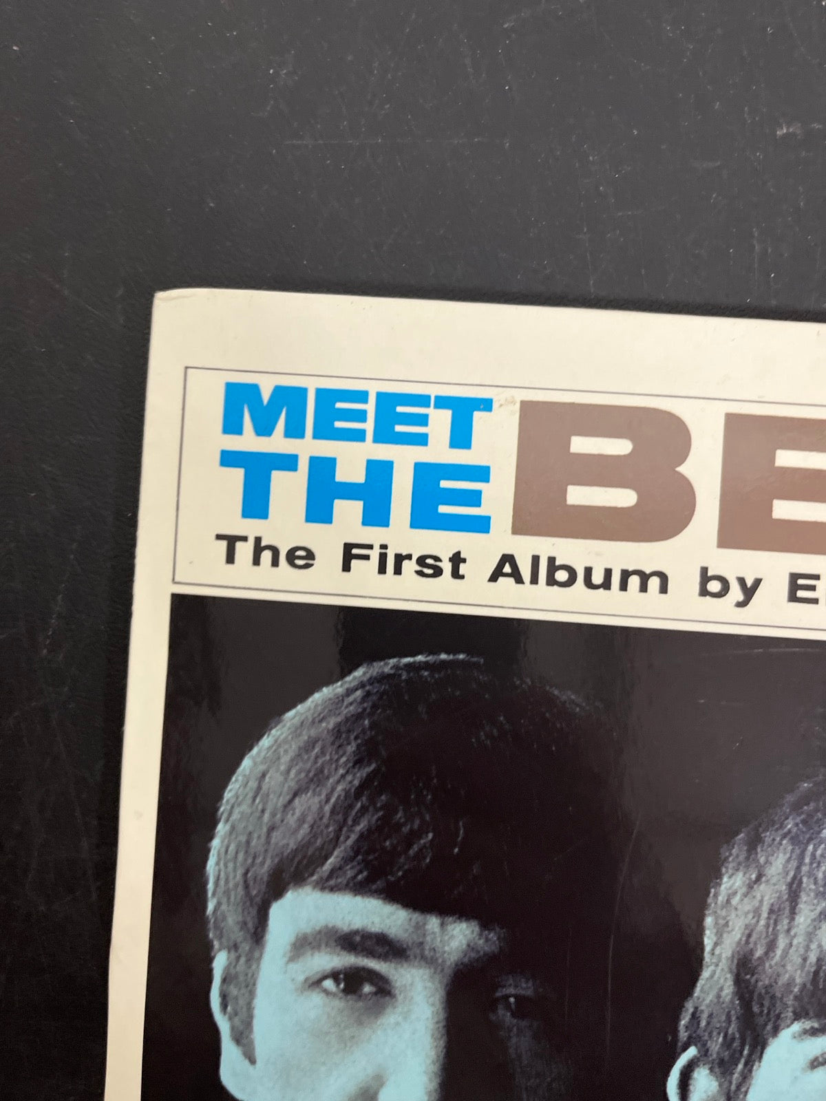 FRONT_TL - The Beatles - Meet The Beatles! 180gm Blue Vinyl USED NOT TESTED