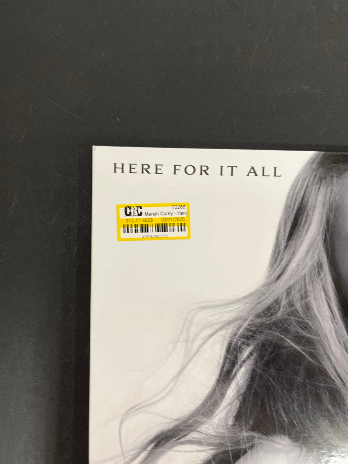 FRONT_TL - Mariah Carey - Here For It All LE Honey Vinyl USED NOT TESTED