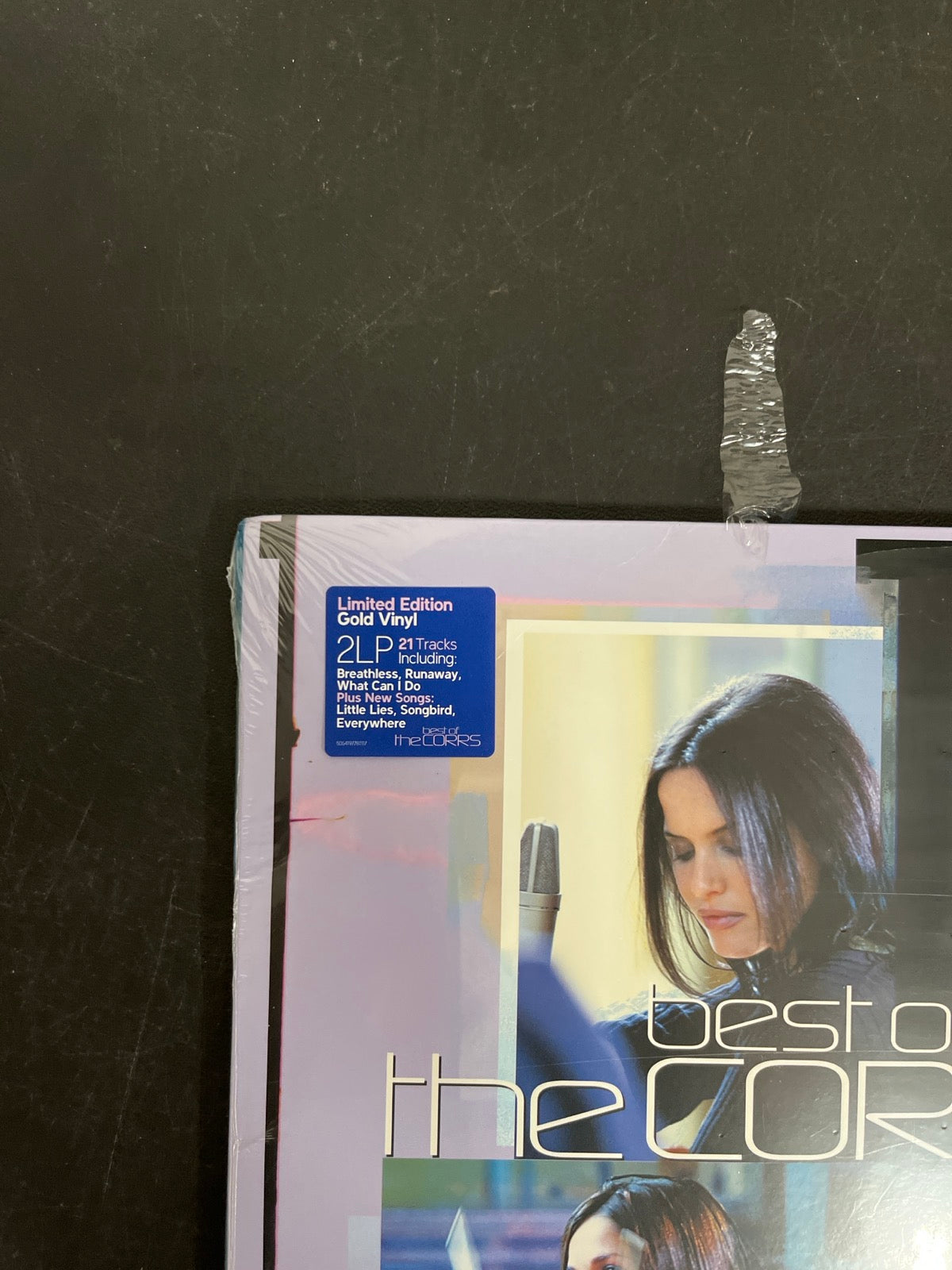 FRONT_TL - The Corrs - Best Of The Corrs LE Gold Vinyl USED NOT TESTED