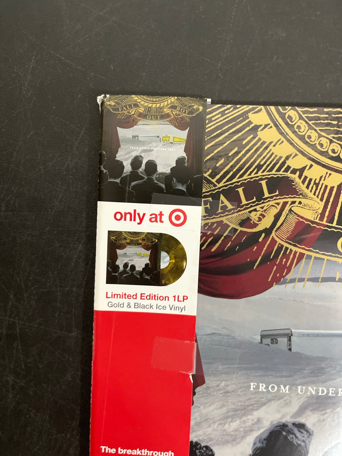 FRONT_TL - Fall Out Boy - From Under The ... LE Gold / Black Vinyl USED NOT TESTED
