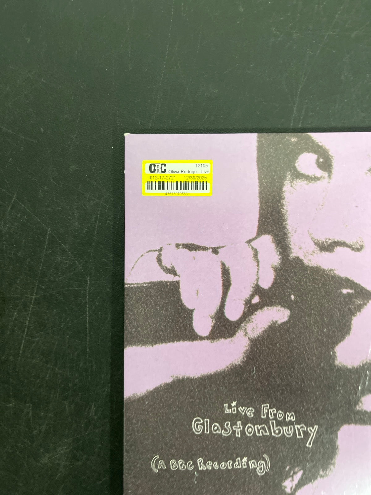 FRONT_TL - Olivia Rodrigo - Live From ... LE Teal / Blue Vinyl USED NOT TESTED