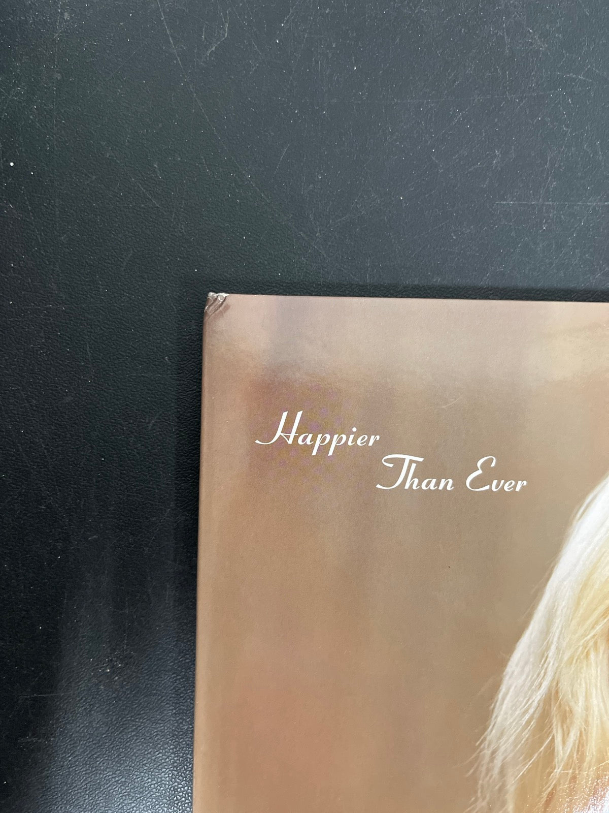 FRONT_TL - Billie Eilish - Happier Than Ever LE Light Blue Etched Vinyl USED NOT TESTED