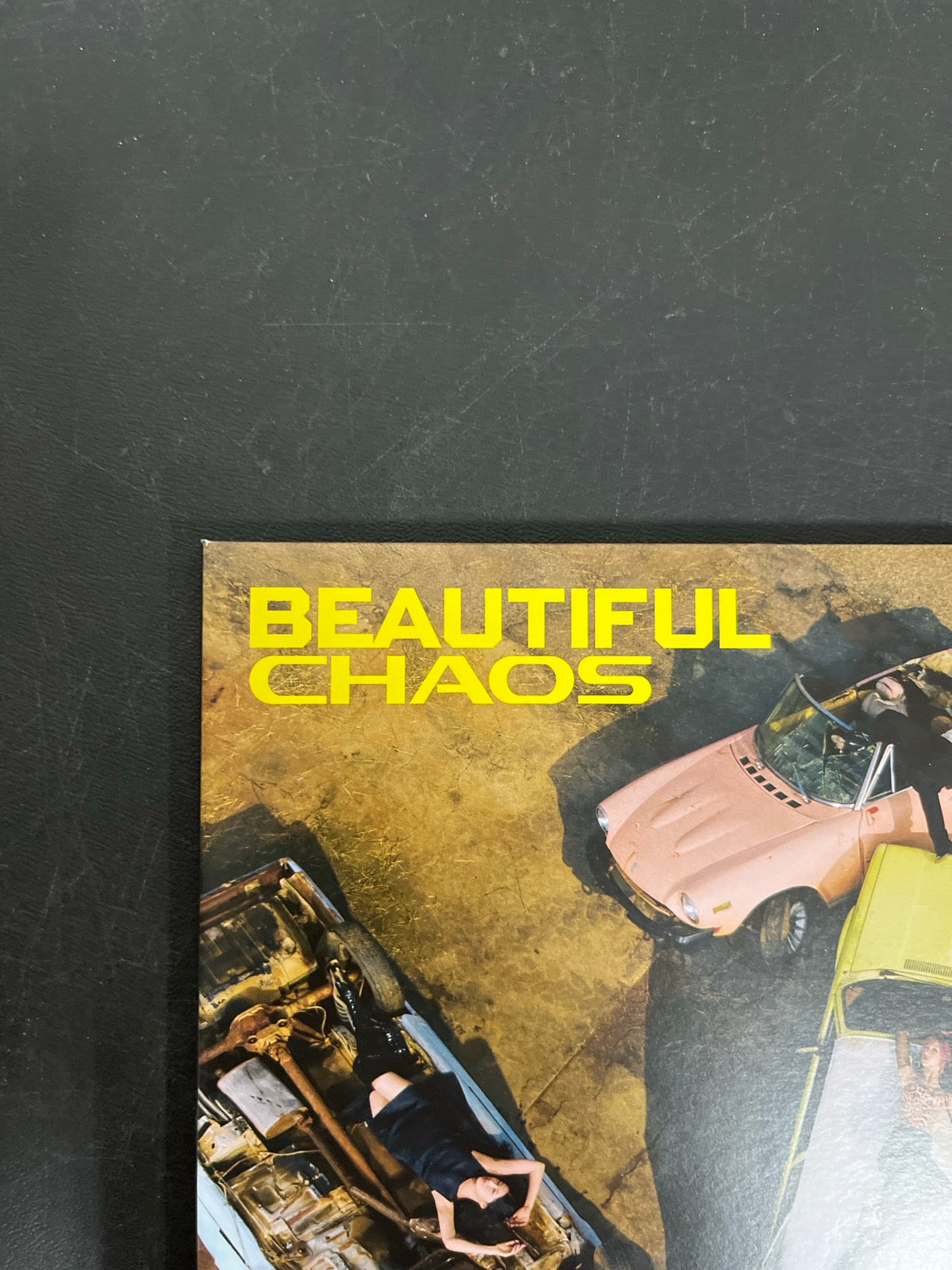 FRONT_TL - KATSEYE - BEAUTIFUL CHAOS MisPrint Red Vinyl USED NOT TESTED