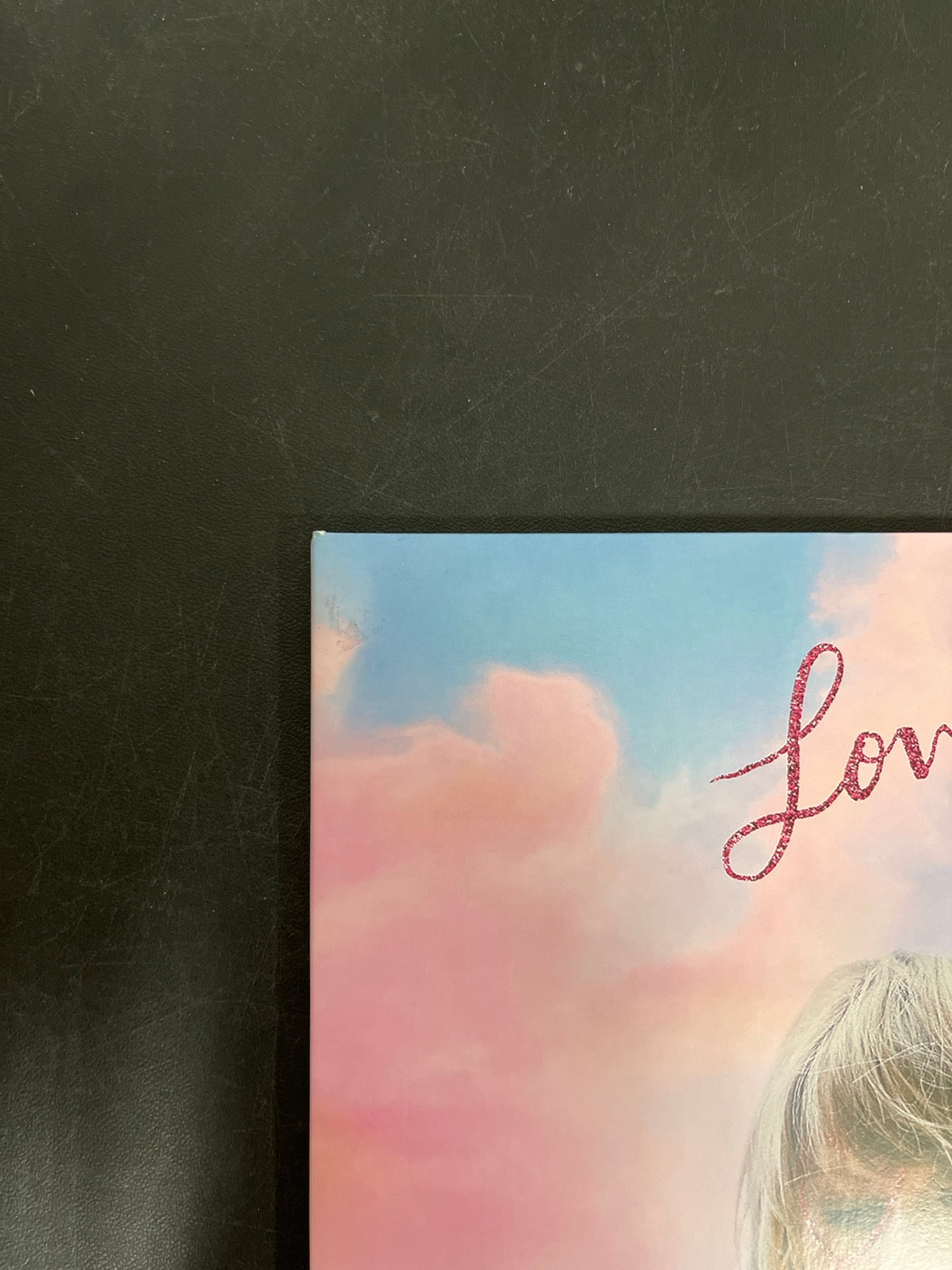 FRONT_TL - Taylor Swift - Lover Pink/Blue Vinyl ReIssue USED NOT TESTED