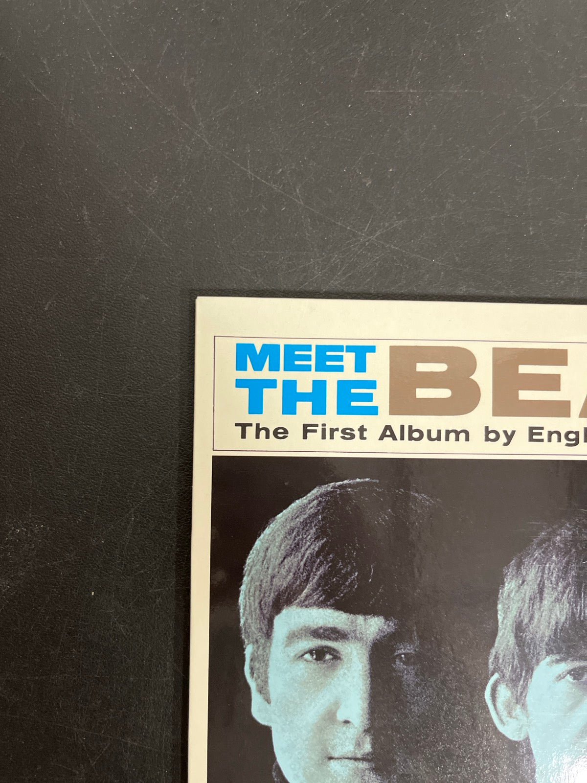 FRONT_TL - The Beatles - Meet The Beatles! 180gm Blue Vinyl USED NOT TESTED