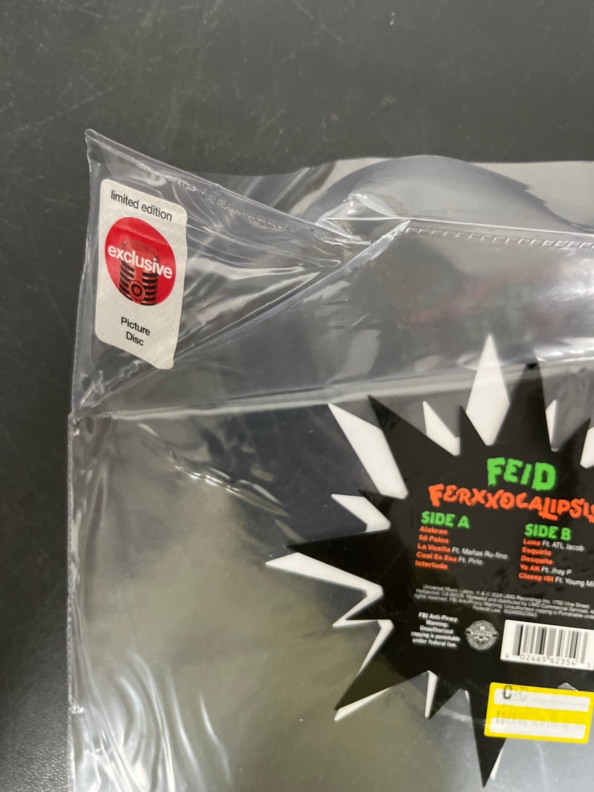 FRONT_TL - Feid - Ferxxocalipsis LE Picture Disc Vinyl USED NOT TESTED