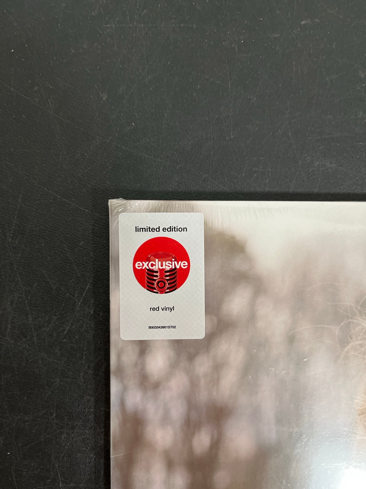FRONT_TL - Taylor Swift - Evermore LE Translucent Red Etched Vinyl USED NOT TESTED