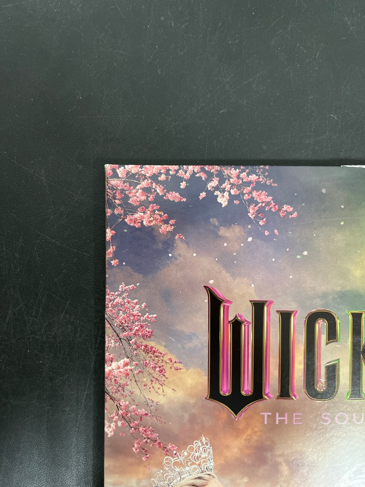 FRONT_TL - Wicked OST LE Etched Green and Pink Splatter Vinyl USED NOT TESTED