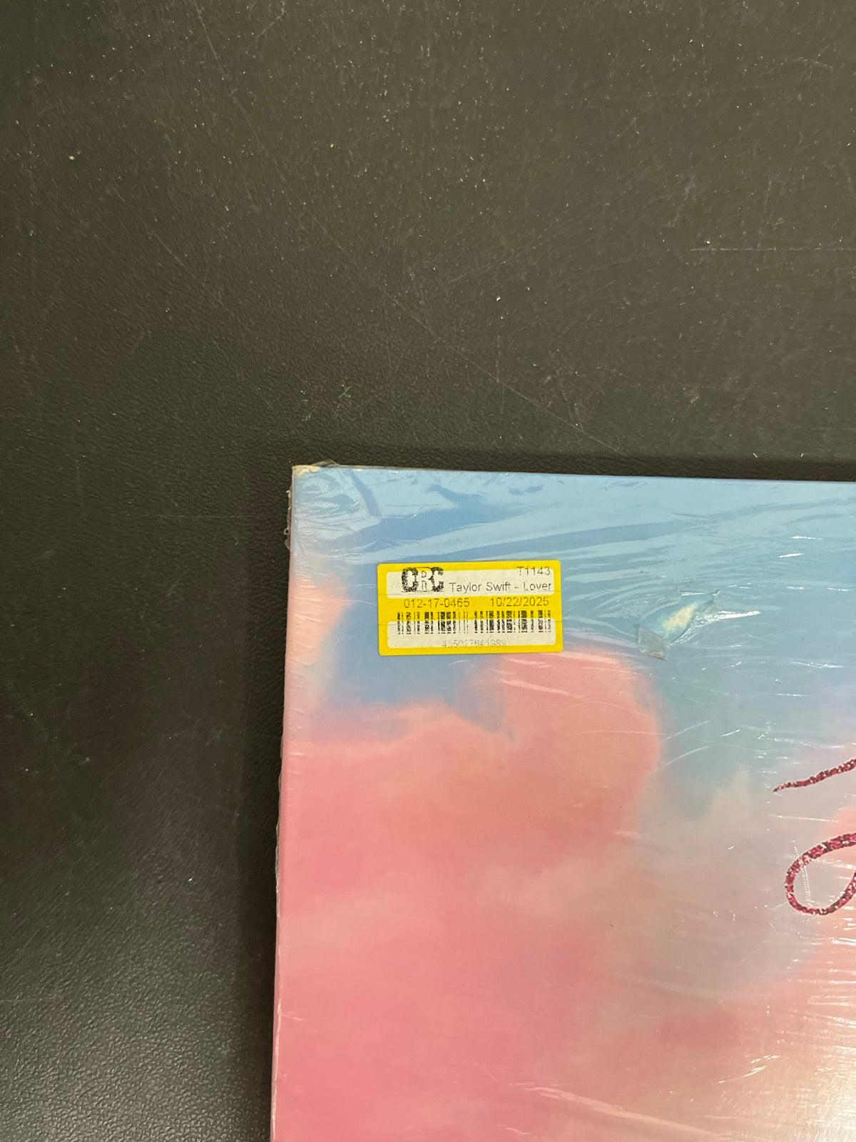 FRONT_TL - Taylor Swift - Lover Pink/Blue Vinyl ReIssue USED NOT TESTED