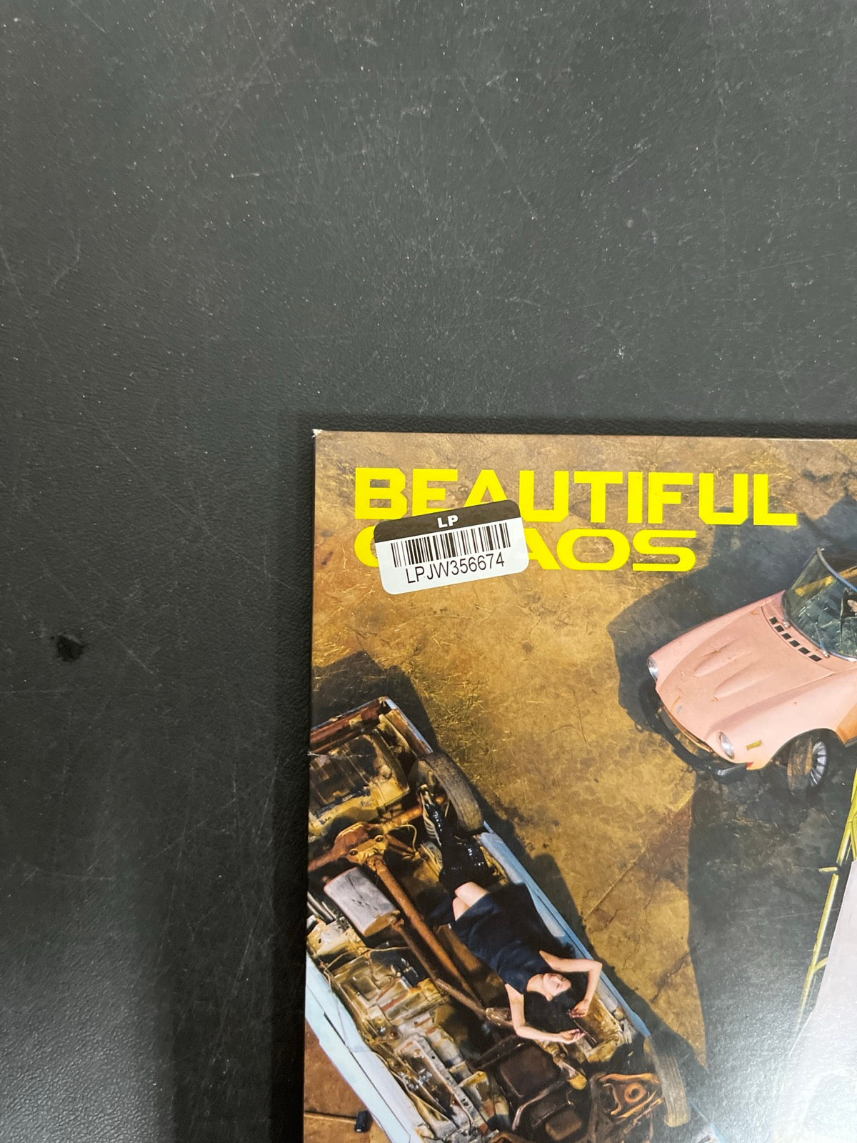 FRONT_TL - KATSEYE - BEAUTIFUL CHAOS MisPrint Red Vinyl USED NOT TESTED