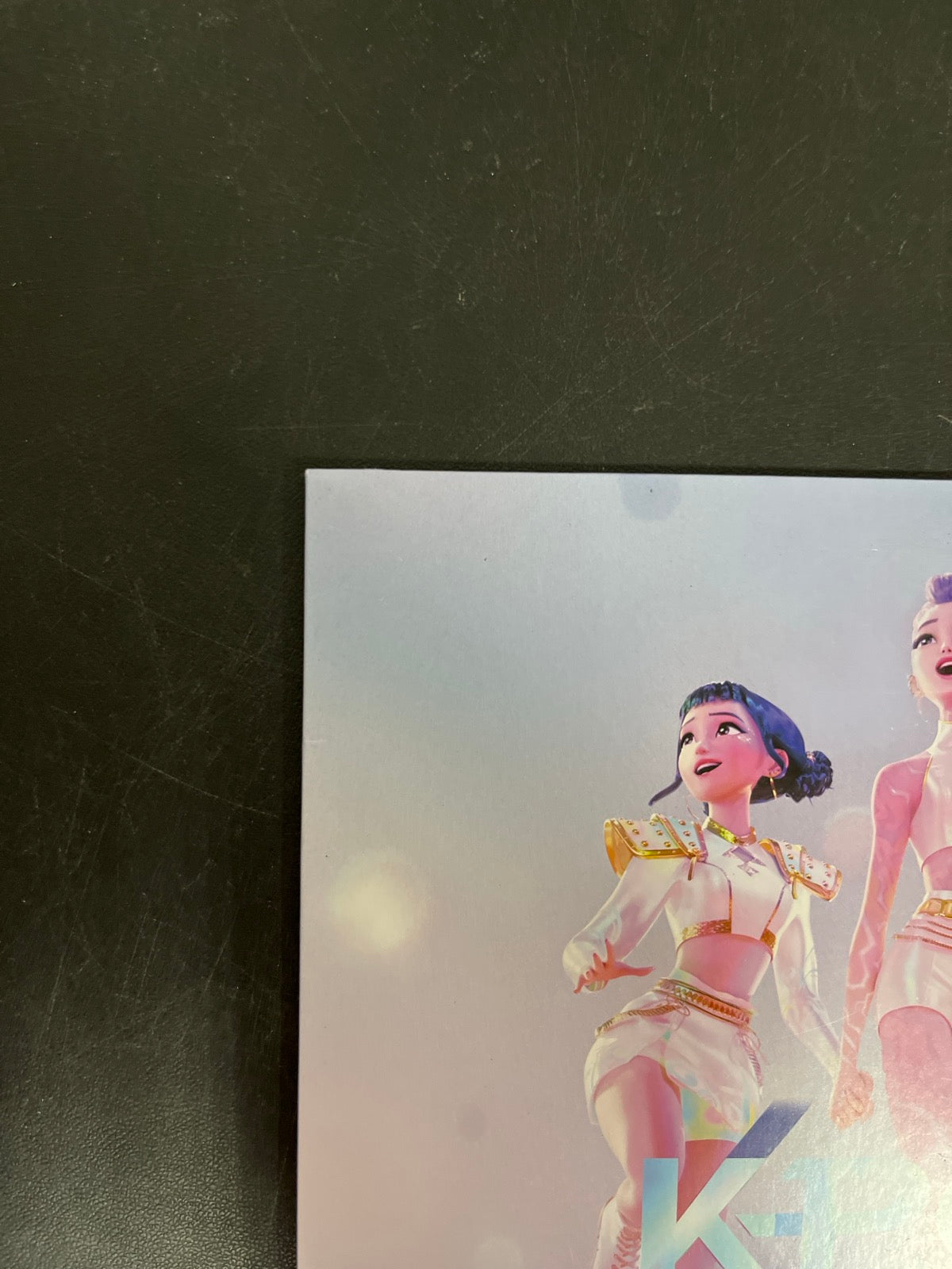 FRONT_TL - K-Pop Demon Hunters OST... Target Exclusive Violet Vinyl USED NOT TESTED