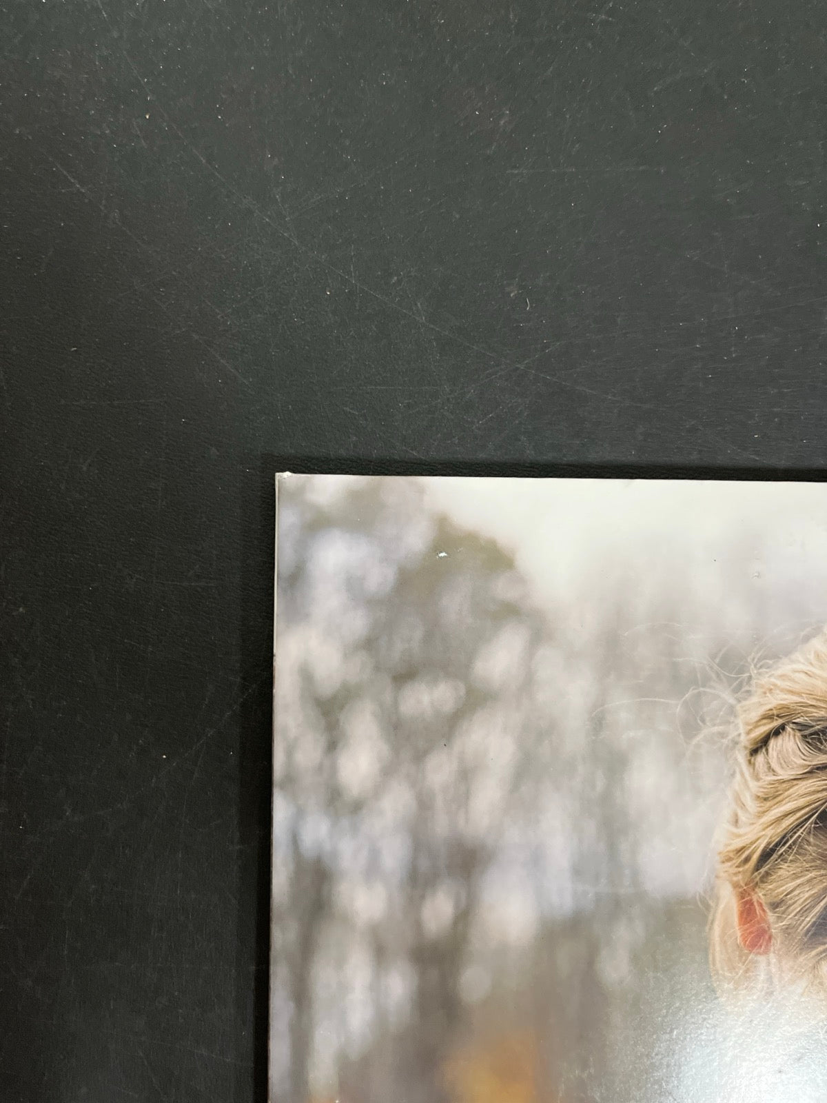 FRONT_TL - Taylor Swift - Evermore LE Translucent Red Etched Vinyl USED NOT TESTED