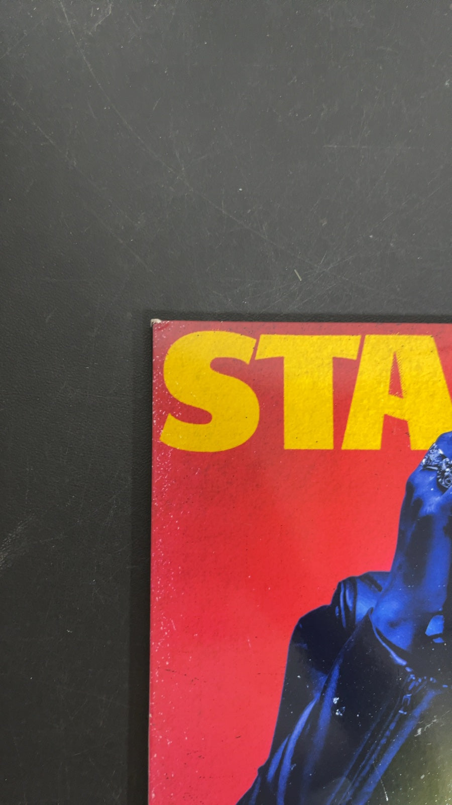 FRONT_TL - The Weeknd - Starboy LE Blue Vinyl USED NOT TESTED