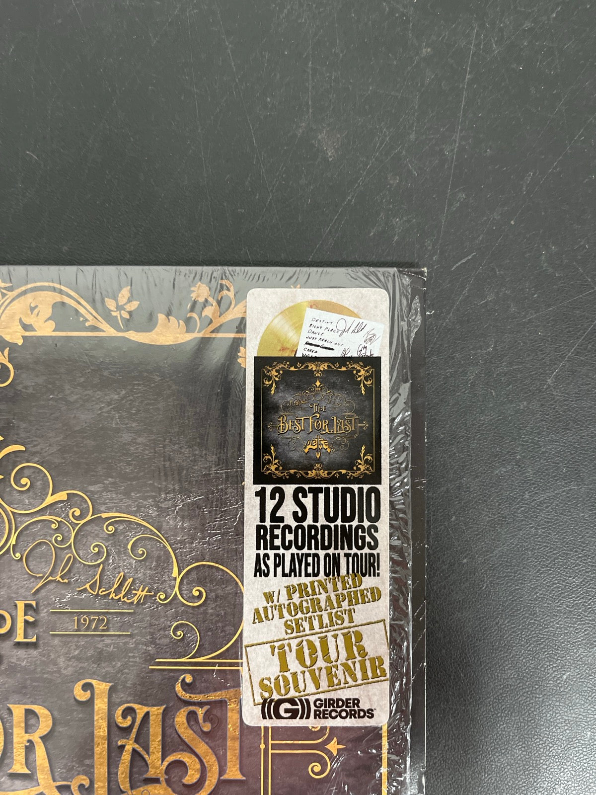 FRONT_TR - Petra - The Best for Last LE Gold Vinyl USED NOT TESTED
