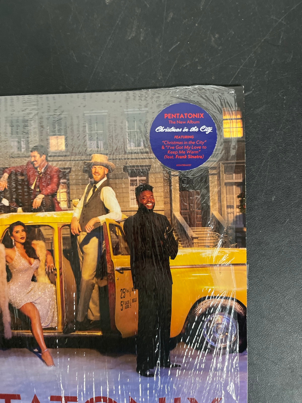 FRONT_TR - Pentatonix - Christmas In The City LE Blue Vinyl DAMAGED NOT TESTED
