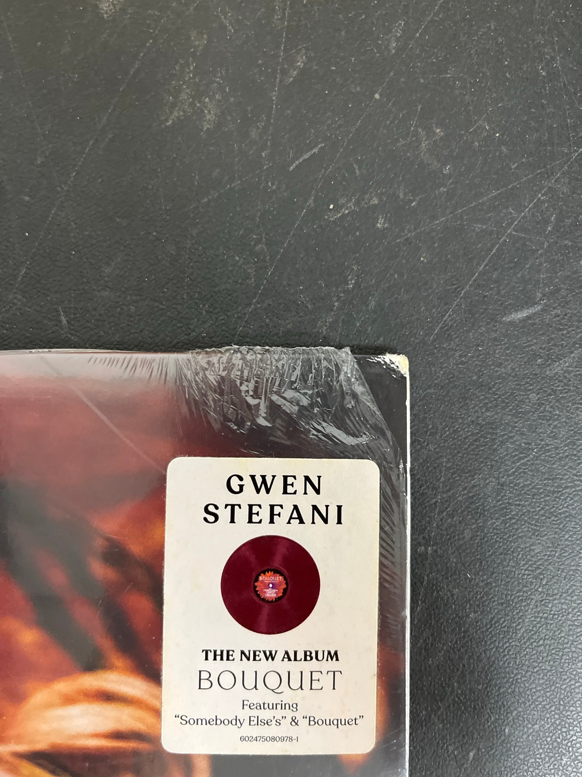 FRONT_TR - Gwen Stefani - Bouquet LE Orchid Etched Numbered Vinyl USED NOT TESTED