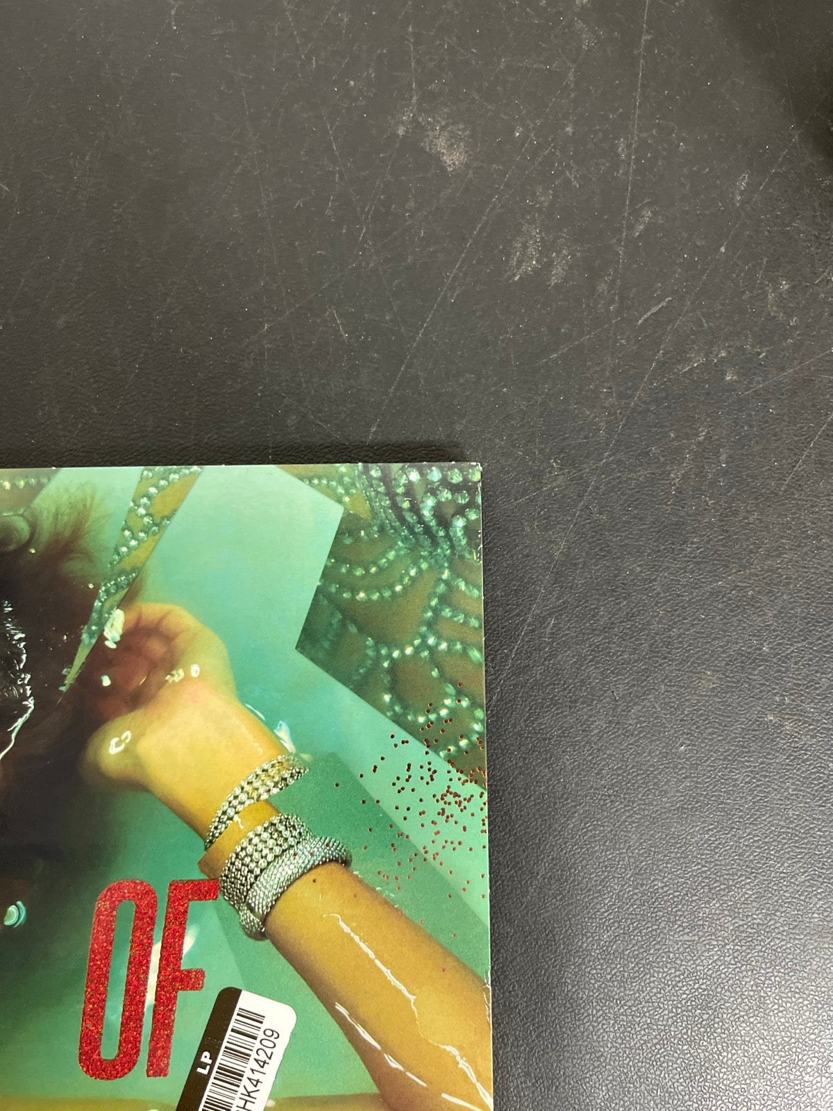 FRONT_TR - Taylor Swift - The Life Of A... LE Orange Glitter Vinyl USED NOT TESTED