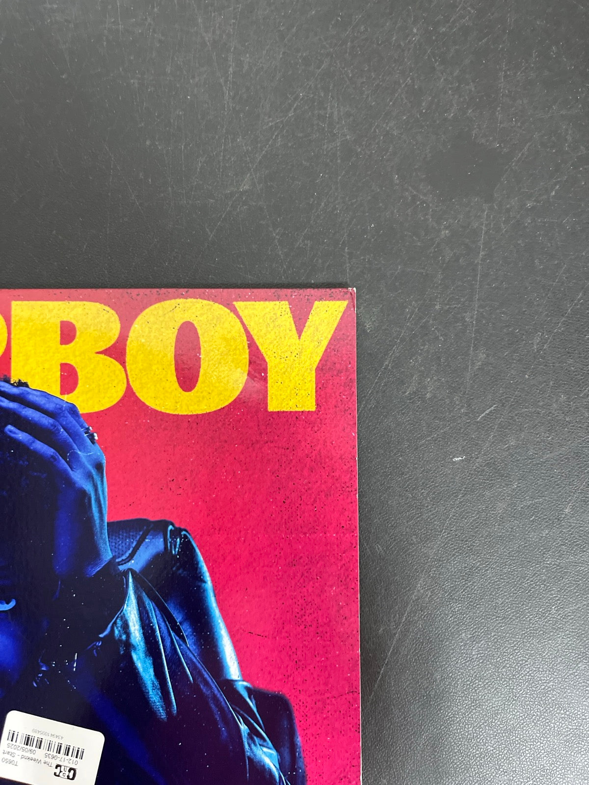 FRONT_TR - The Weeknd - Starboy LE Blue Vinyl USED NOT TESTED