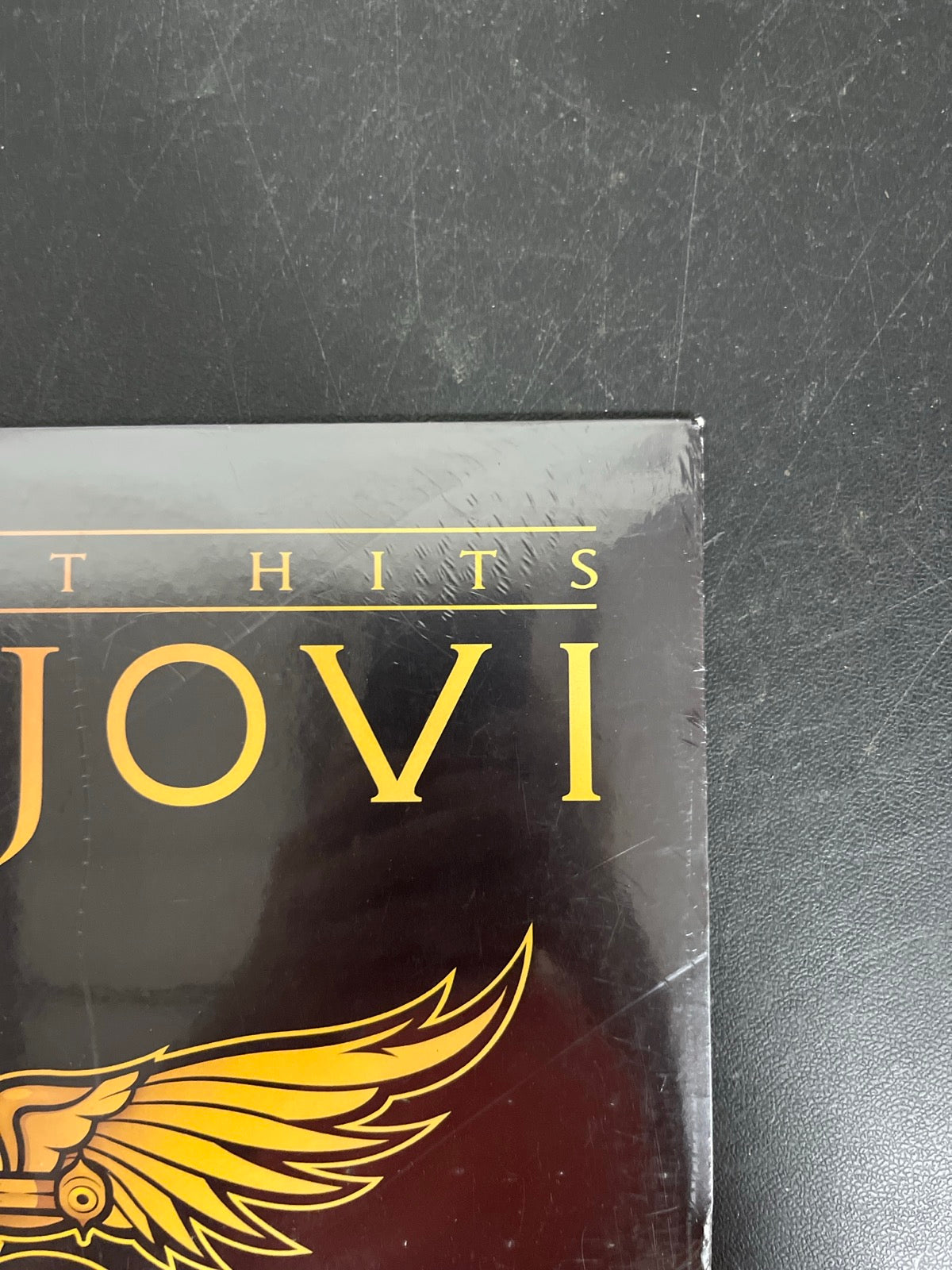 FRONT_TR - Bon Jovi - Greatest Hits LE Tiger Eye Vinyl USED NOT TESTED