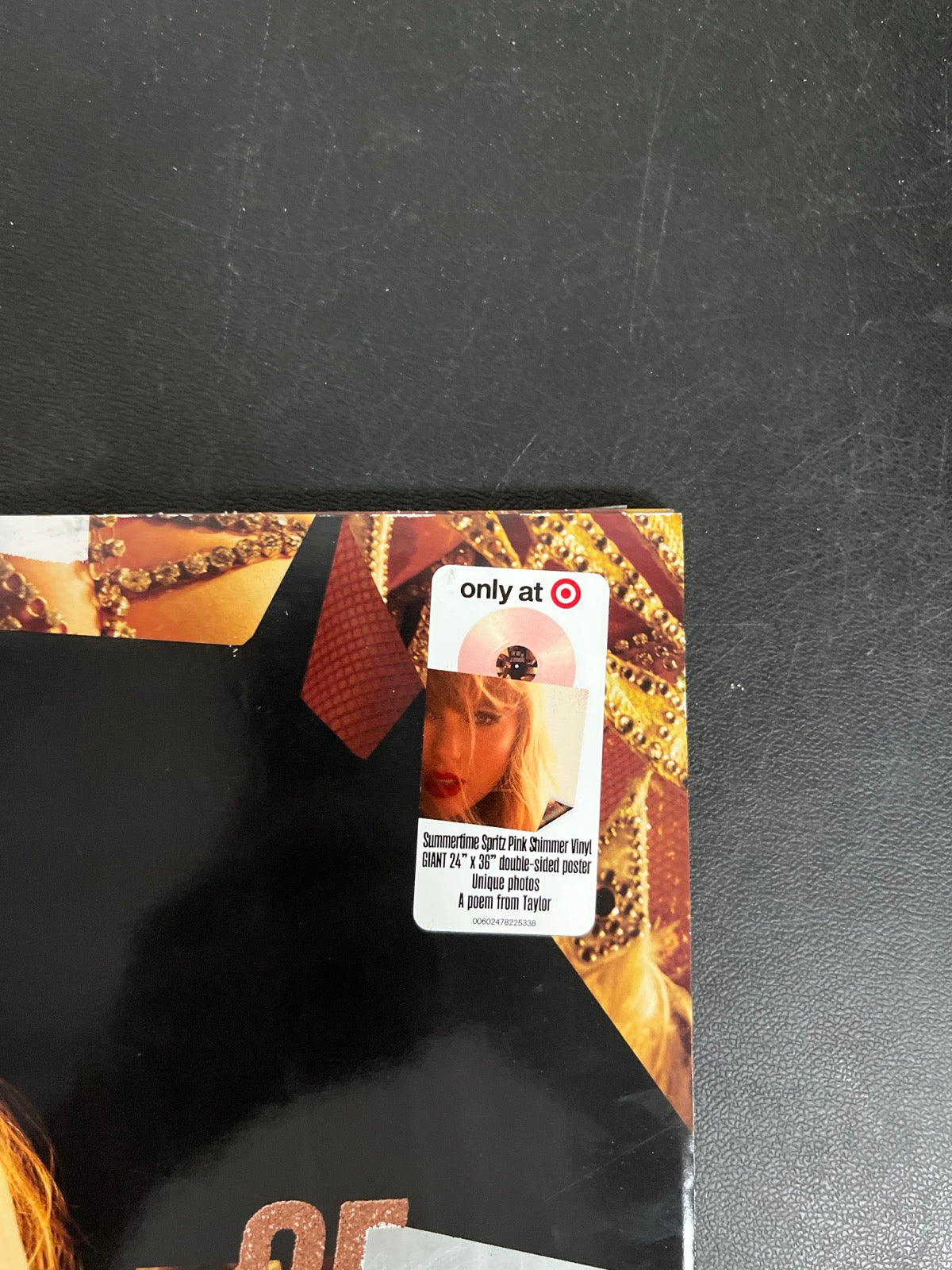 FRONT_TR - Taylor Swift - The Life of a ... LE 180gm Pink Yellow Vinyl USED NOT TESTED