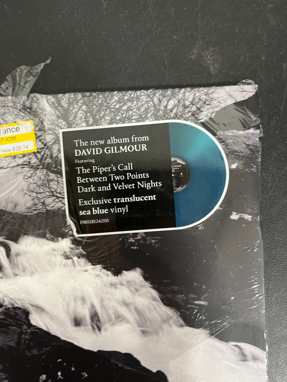 FRONT_TR - David Gilmour - Luck and S... Target Exclusive Blue Vinyl USED NOT TESTED