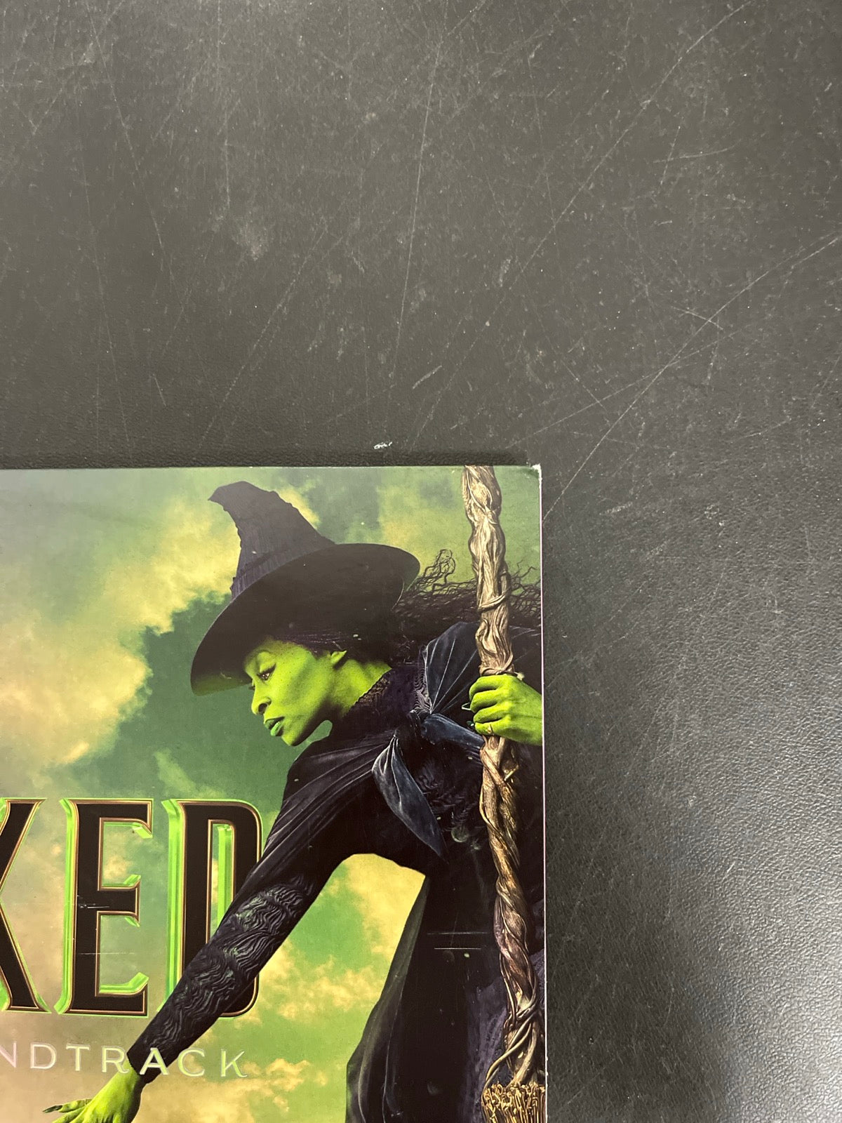 FRONT_TR - Wicked OST LE Etched Green and Pink Splatter Vinyl USED NOT TESTED