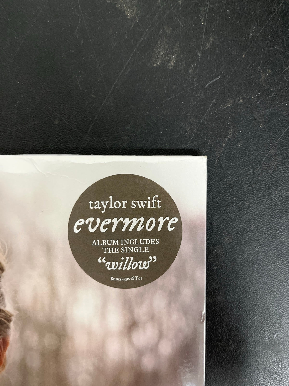 FRONT_TR - Taylor Swift - Evermore LE Translucent Red Etched Vinyl USED NOT TESTED