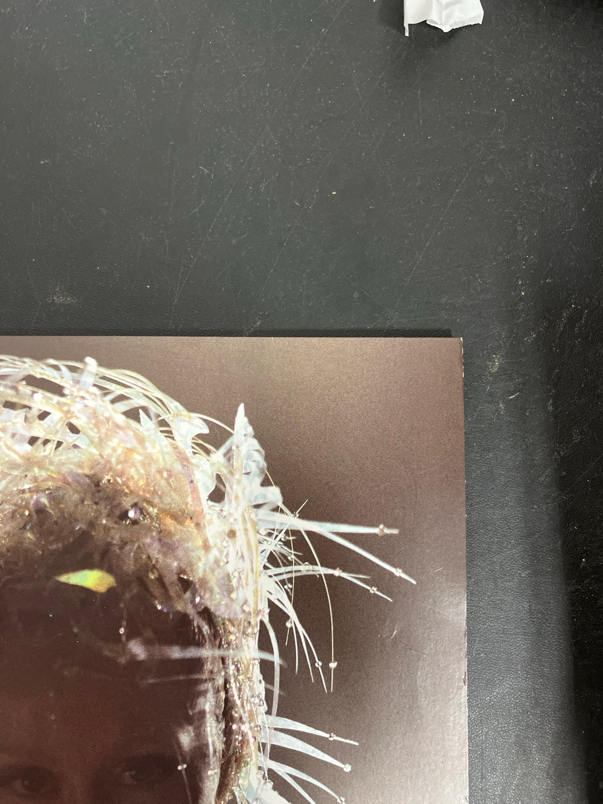 FRONT_TR - Miley Cyrus - Something Beautiful LE Clear Vinyl USED NOT TESTED